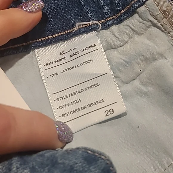 KanCan High Rise shorts 29 - Picture 6 of 6